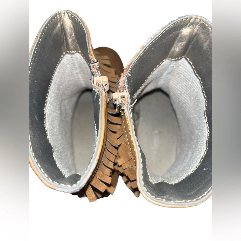 Jelly Beans Fringed Cowgirl Boots - Picture 6 of 9